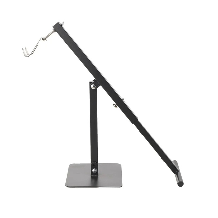 Compactor manual pentru pubele, 66 cm, otel inoxidabil, potrivit pentru pubele de 60-100 L