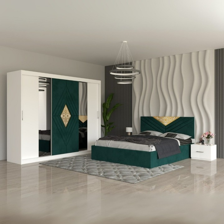 Dormitor Imperial Verde CELA MOB - 160X200