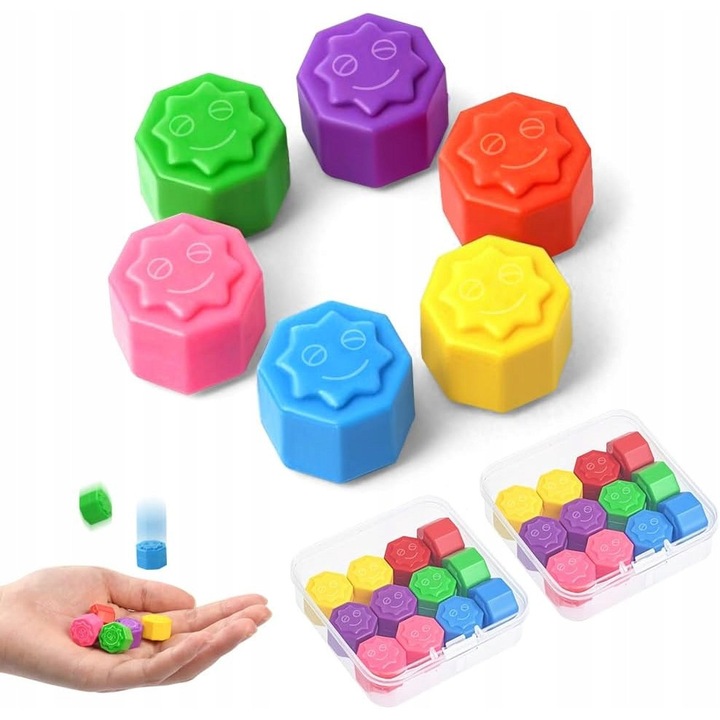 Gonggi játékszett, 12 darabos, hagyományos, gyerekeknek