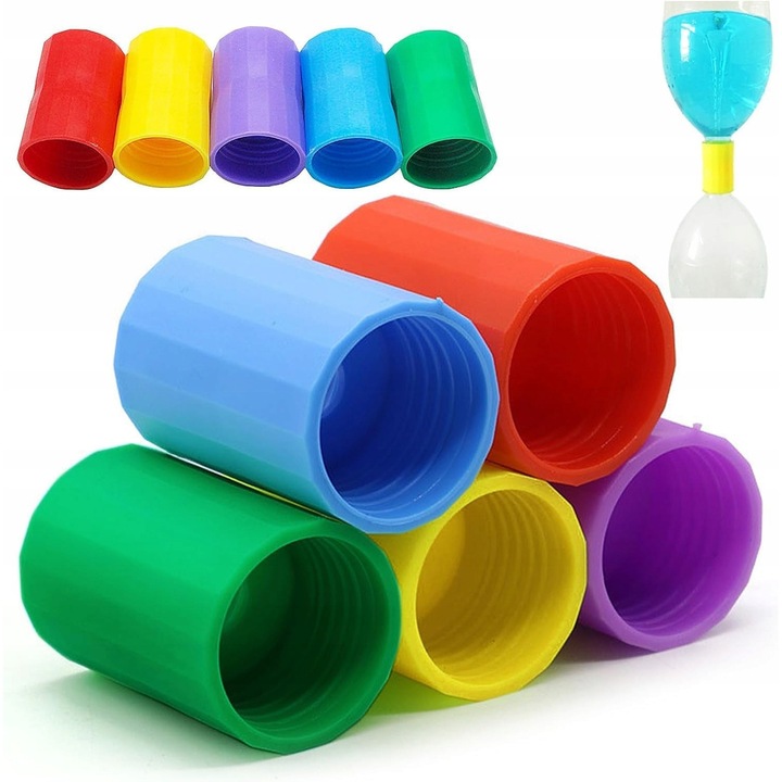 Set 10 Conectori pentru Experimente, multicolor