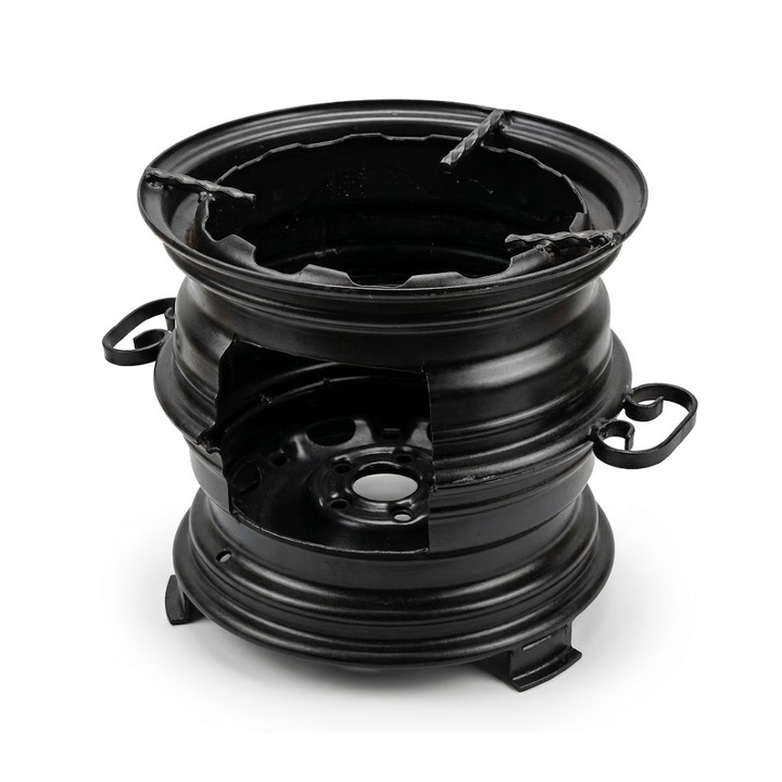 Soba din janta 50 cm, tip pirostrie, pentru disc, ceaun si gratar, otel rezistent