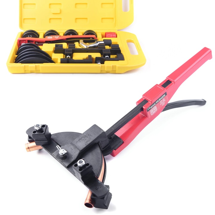 Cleste indoit tevi SWG-22A, pentru tevi cu diametru 6-22mm, grosime perete 1mm, negru, set complet