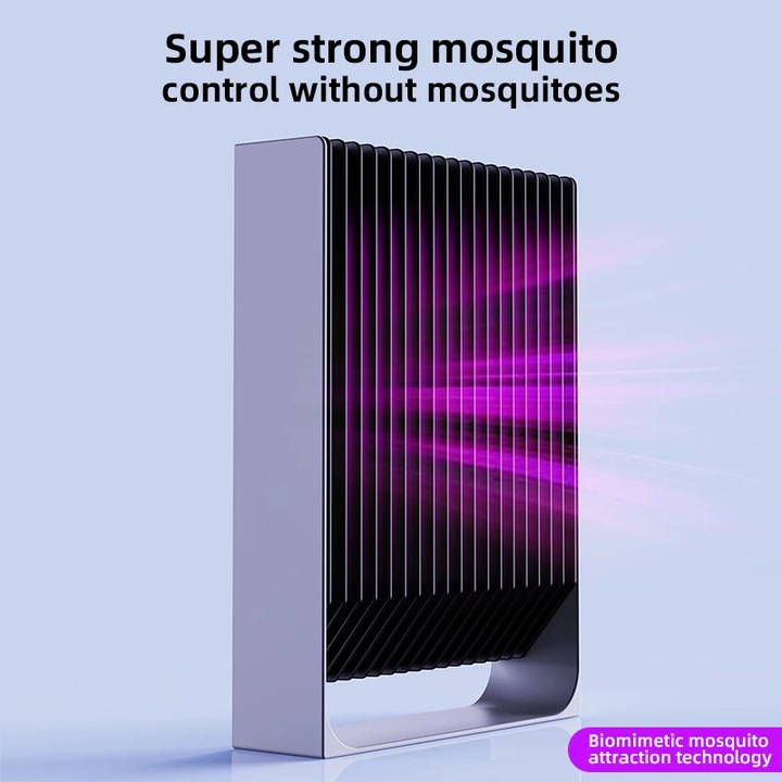 2 az 1-ben szúnyoglámpa, elektromos rovarirtó, 1200 mAh újratölthető akkumulátor, fotó-indukált vonzás áramütéssel, tűzálló ház, otthoni és irodai használatra