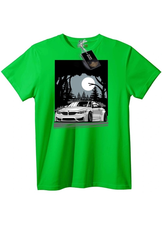 Tricou BMW Night Ride, Verde deschis