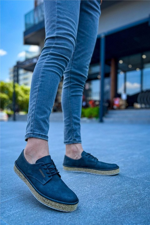 Férfi cipő, Ökológiai bőr, Chekich, 404733, Antracit, 40