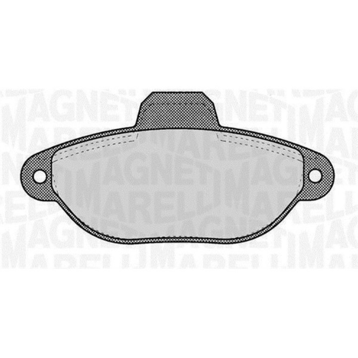 Plăcuțe frână Magneti Marelli, set, pentru Fiat Punto 1999, față, 1.2, 60, 9948054