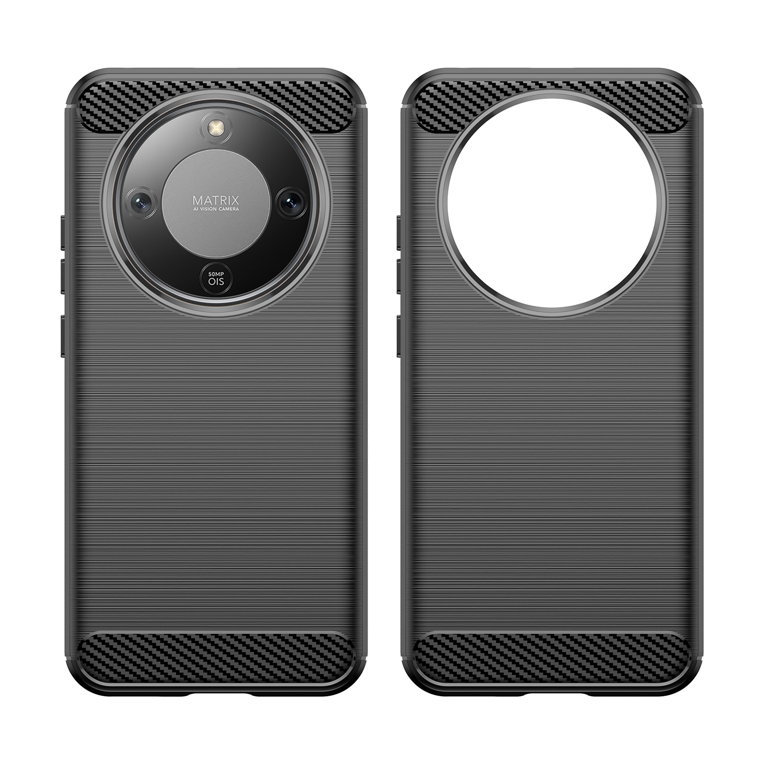 Husă telefon Honor Magic 8 Lite, TPU, neagră, protectie anti-amprente, design subțire