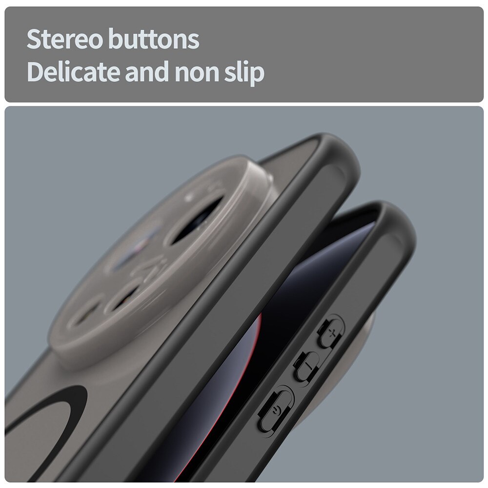 Husă pentru telefon, Techsuit, HaloFrost II, MagSafe, neagră, pentru Xiaomi 17 Ultra