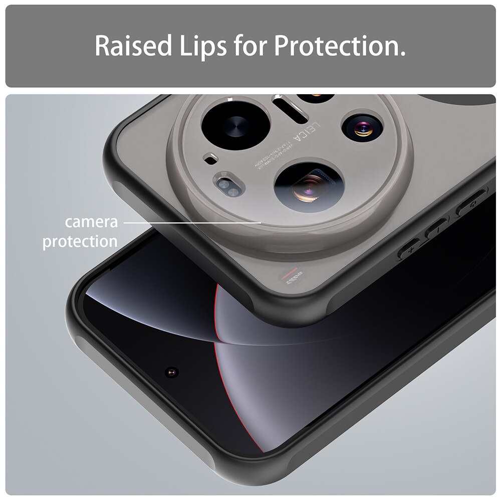 Husă pentru telefon, Techsuit, HaloFrost II, MagSafe, neagră, pentru Xiaomi 17 Ultra