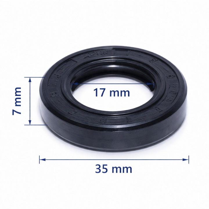 Simering 17x35x7 SC Pentru Etansare Pompe Si Masini Spalat