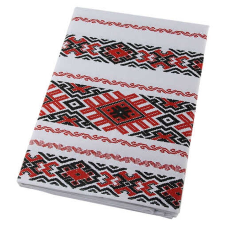 Fata de masa cu motiv traditional 150x220 CM din bumbac Rombi