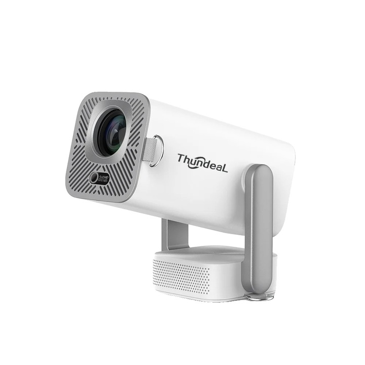Videoproiector, 13500 lumeni, rezolutie 1080P, conectivitate wireless, dimensiune proiectie pana la 120 inch, versiune Android, priza EU
