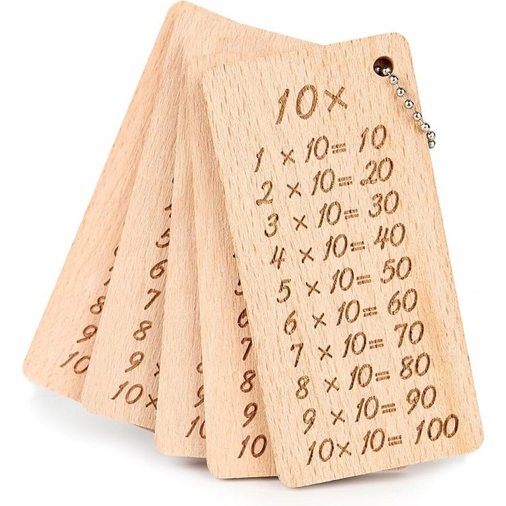 Joc educativ, invatare matematica, Lemn