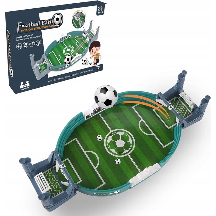 Joc MINI FOTBAL, pentru 2 persoane, 40x19cm