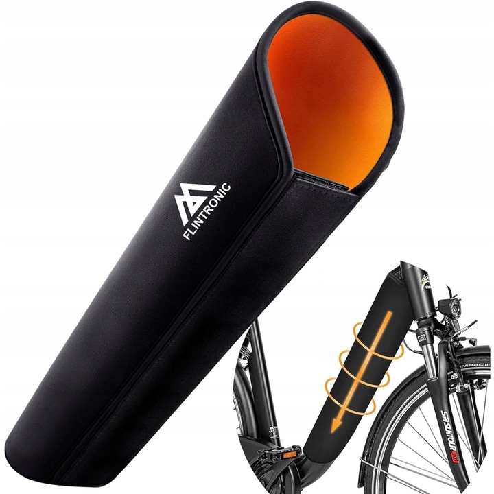 Husa pentru acumulator bicicleta electrica Flintronic, protectie impotriva frigului si murdariei, dimensiuni universale