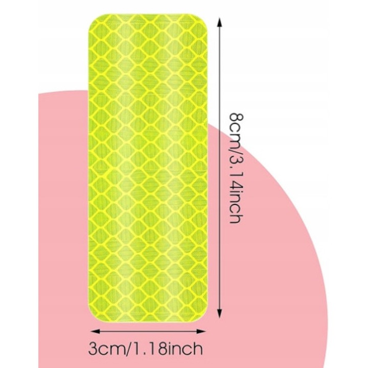 Set 30 etichete autoadezive verde lime waterproof
