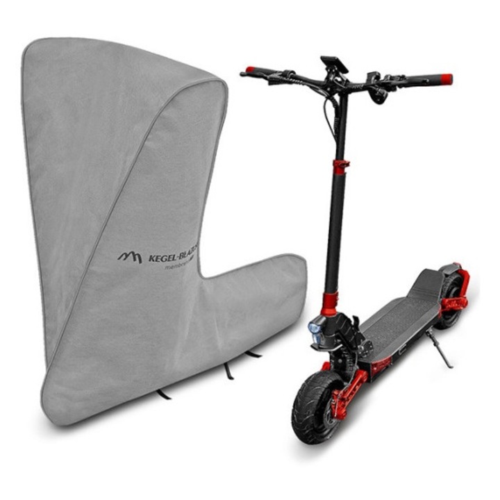 Husa pentru scuter electric, trotineta electrica, seria Basic, marimea XXL, gri, 155cm
