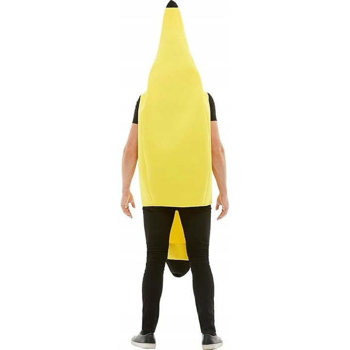 Costum banana unisex, galben