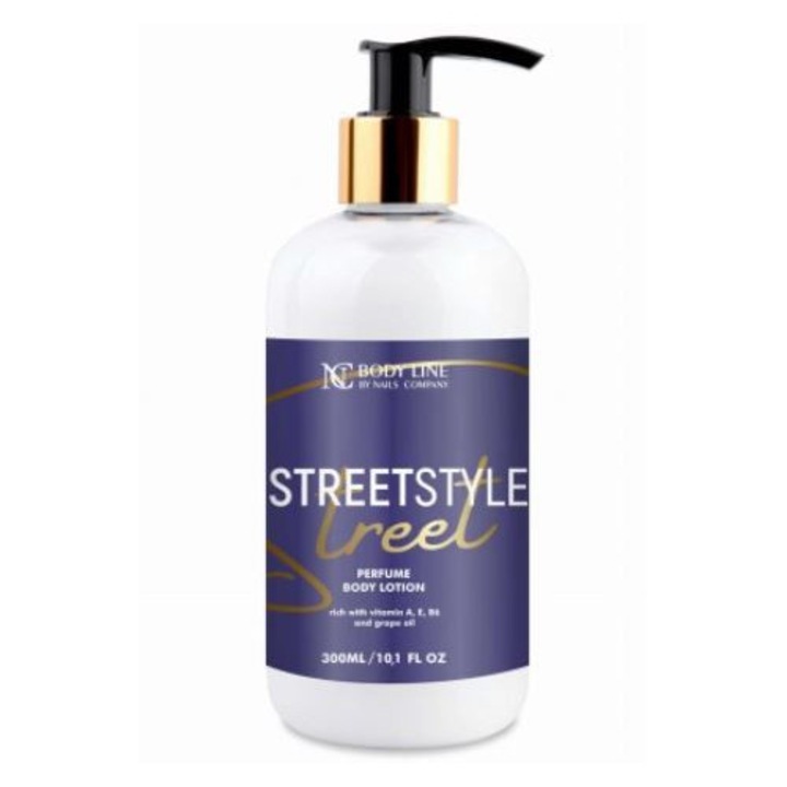 NAILS COMPANY Street Style testápoló balzsam, csábító illat, intenzív hidratálás, 300 ml