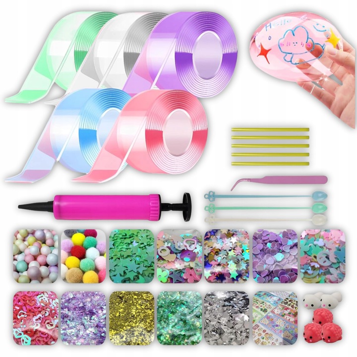 Set de jucarii interactive, 5 role de banda, 15m, multicolor