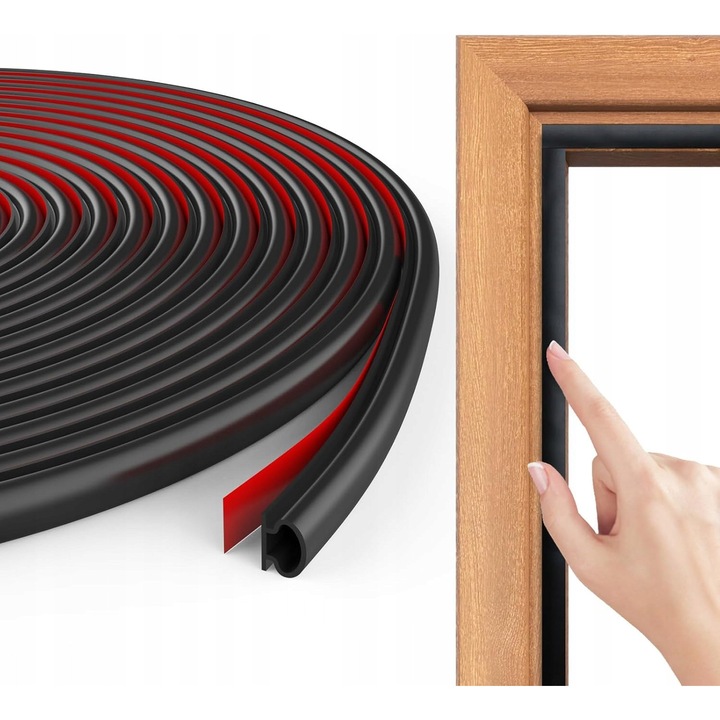 Garnitura de etansare 10mm, 6 metri, neagra