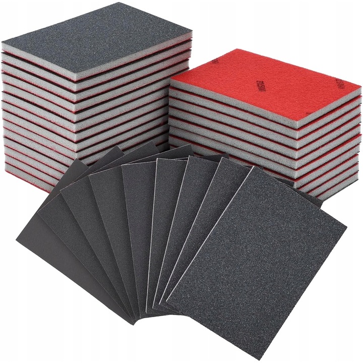 Set accesorii polizare si slefuire, 24 bucati, pentru lemn si metal