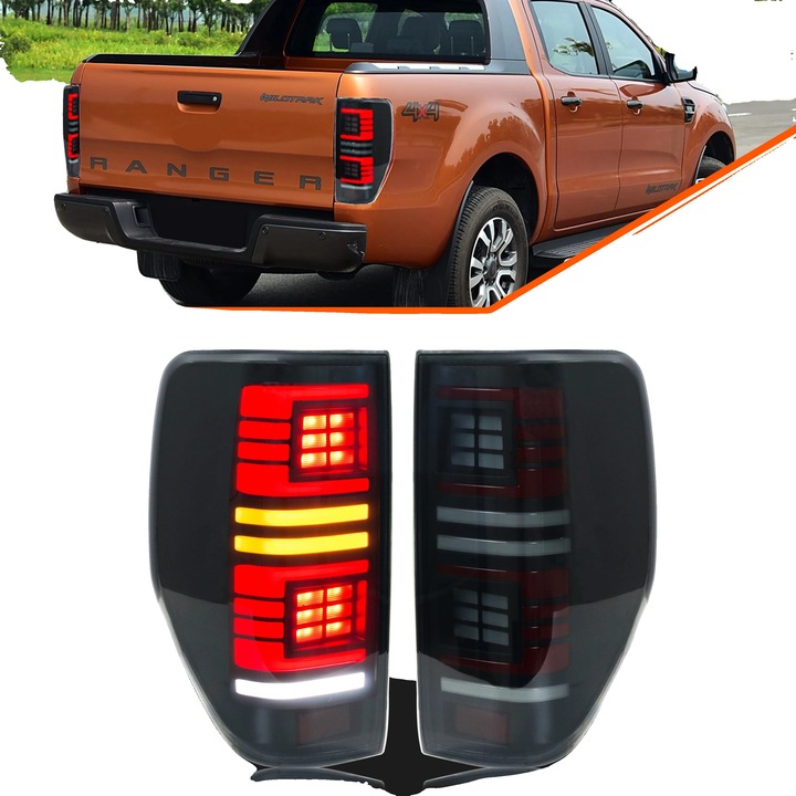 Asamblare Lampa Spate, 35W, 12V, 3400 Lumeni, Semnalizare Secventiala, pentru Ranger T7 PX MK1 MK2 2012-2021