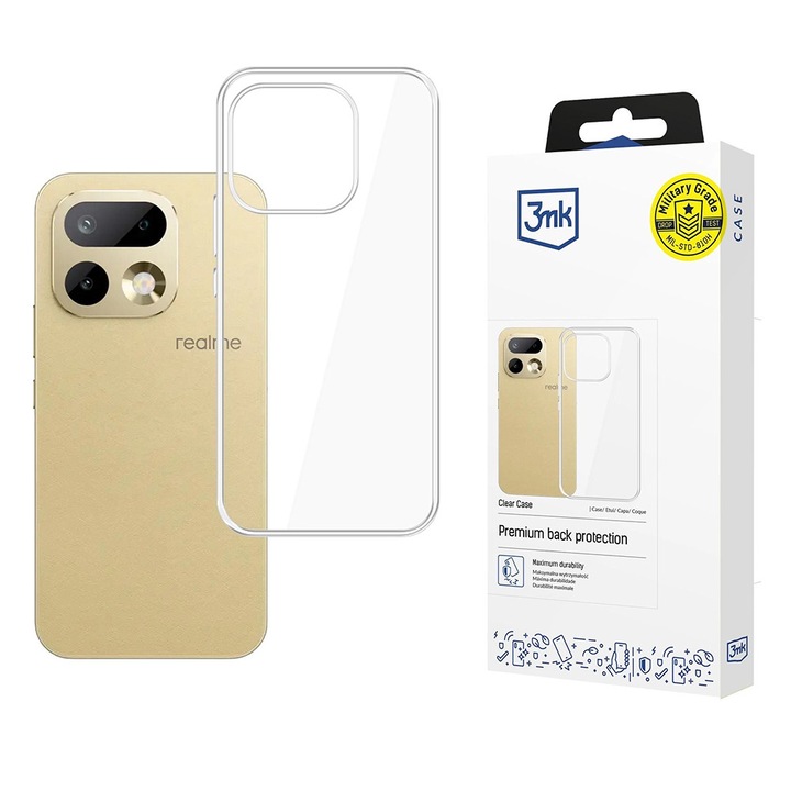 Carcasa de protectie pentru Realme 16 Pro, transparenta