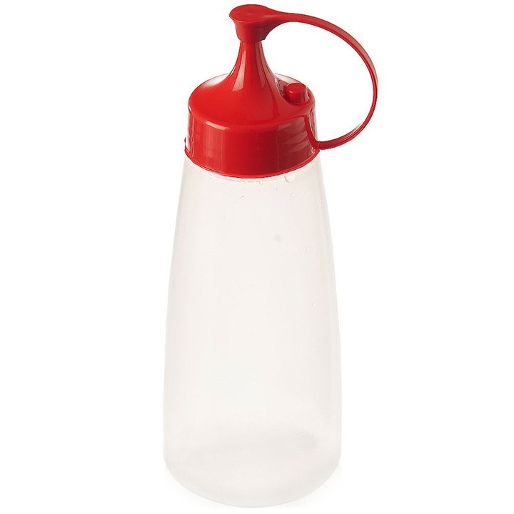 Dispenser sosuri, Artemis, 525ml, transparent, 8x20,5cm