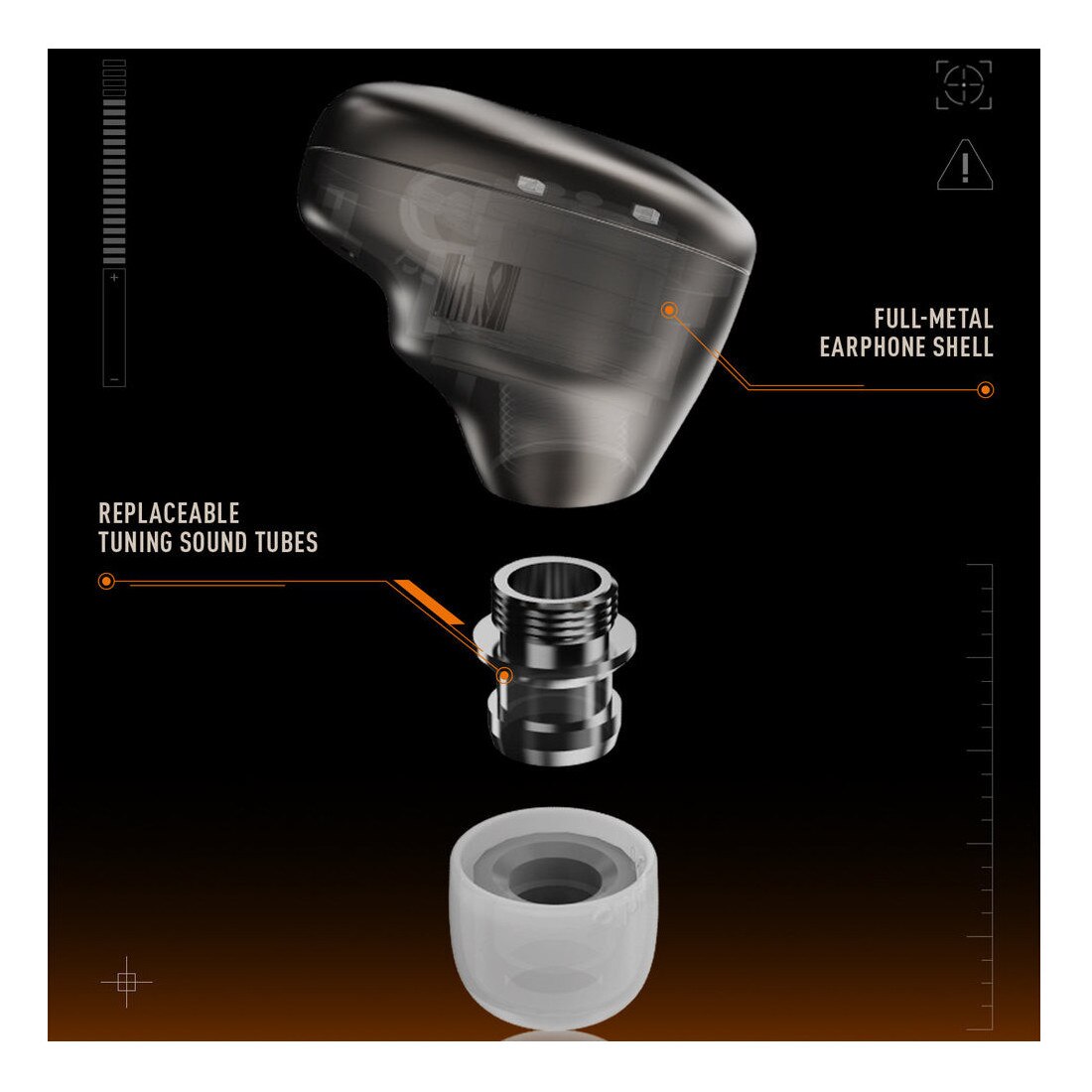 Casti In-Ear, NF ACOUS, RA15, Negru