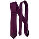 Елегантна, класическа мъжка вратовръзка в бордо с десен