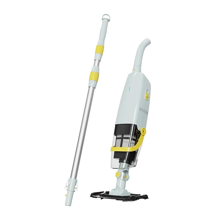 Aspirator de piscina fara fir, YM-S1-03, putere de aspiratie puternica, design usor, 9.45x5.83x30.59in