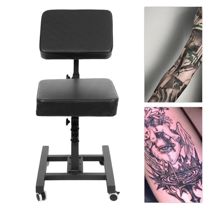 Scaun de salon, inaltime ajustabila 31.5-38.58 inches, capacitate de incarcare 220.46 lbs, design ergonomic, dimensiuni 40x45x98 cm