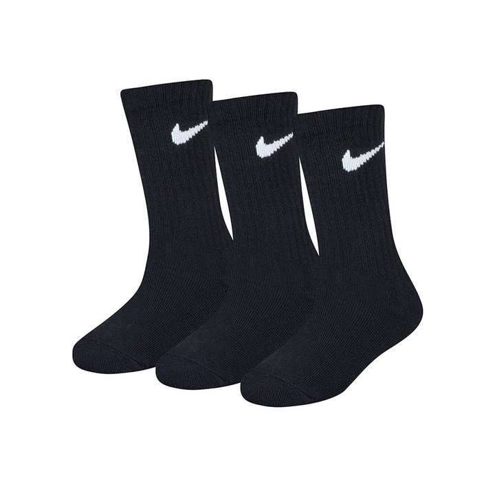 Комплект 3 чифта чорапи Nike Basic High K UN0027-023, момчета, черен, 27-35 EU