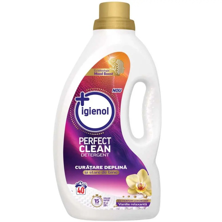 Detergent Igienol Perfect Clean Vanilie Relaxanta, 1.6L