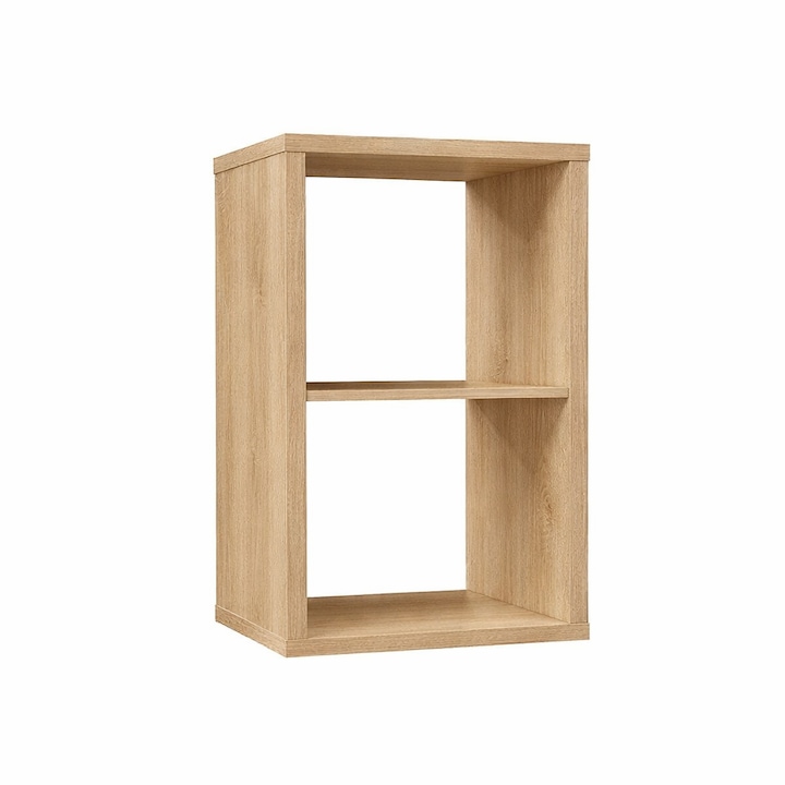 Etajera modulara cu 2 rafturi, 70x35x25 cm, sonoma