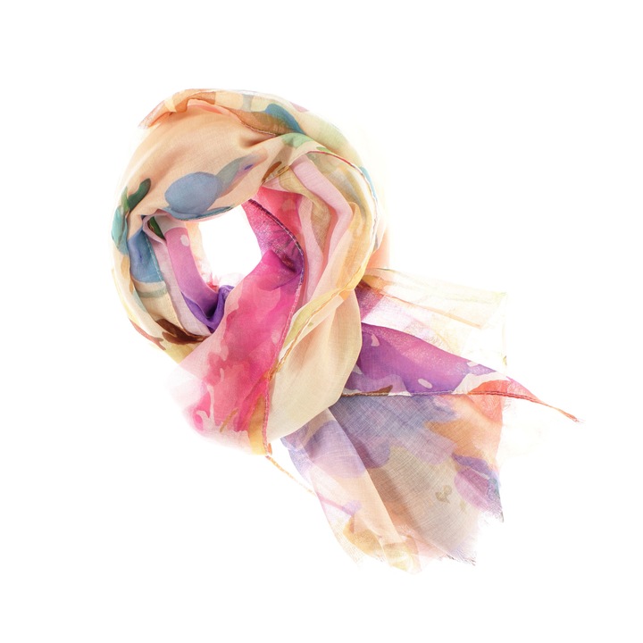 Esarfa de dama, din 30% viscoza 70% poliester, Buticcochet, 68x180 cm, Multicolor - ES3335