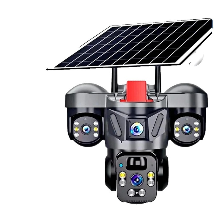 Камера за наблюдение, 1080p, соларна, 4G, 64GB