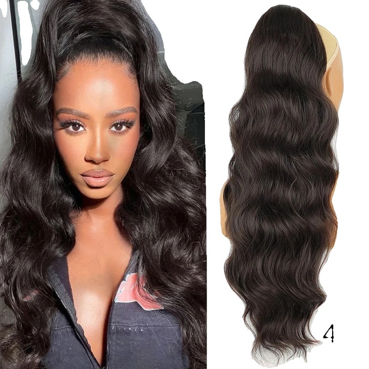 Extensie par coada, textura ondulata, design clip-in, 160g