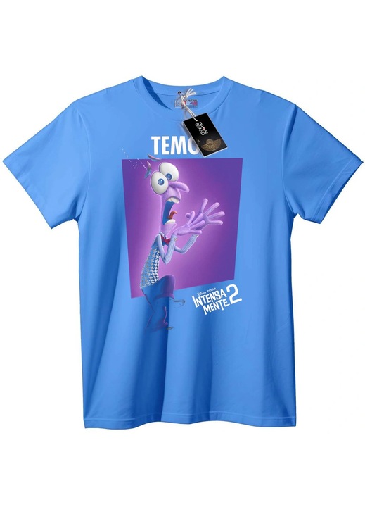 Tricou T-emo din Emoții Inversate 2, Albastru deschis