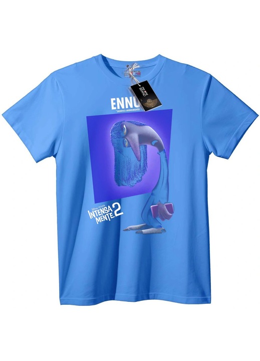 Tricou Emoții Întoarse 2 Ennui, Albastru deschis