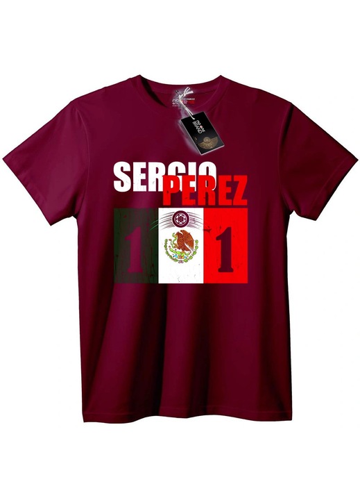 Tricou Sergio Perez F1 Mexic, Visiniu