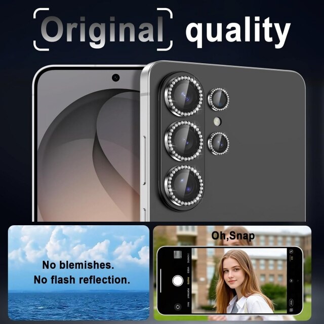 Folie protectie camera, Compatibil cu Galaxy S26 Ultra, 5 buc, Sticla securizata