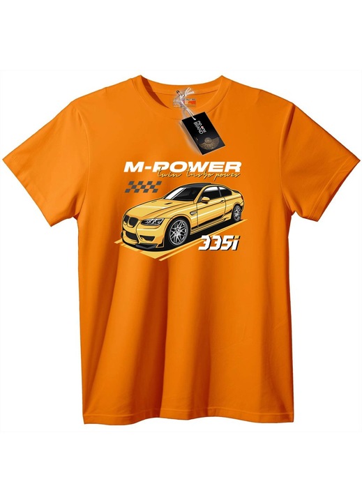 Tricou BMW 335i M-POWER, Portocaliu