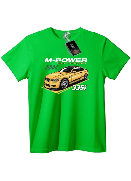 Tricou BMW 335i M-POWER, Verde deschis