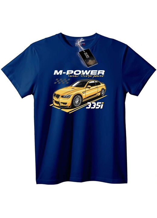 Tricou BMW 335i M-POWER, Bleumarin