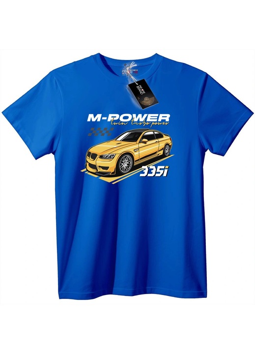 Tricou BMW 335i M-POWER, Albastru