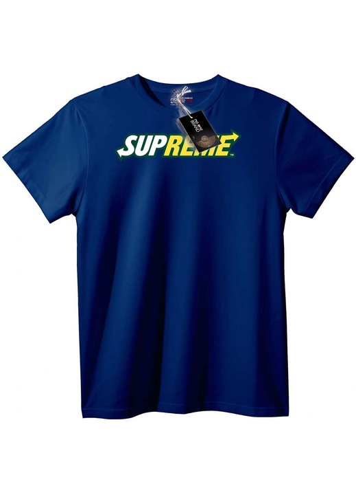 Tricou cu logo Supreme, Bleumarin