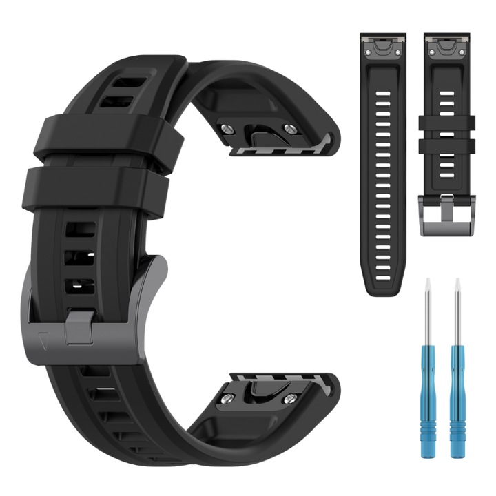 Pasek sportiv pentru Garmin Fenix 5 6 7 8, 22mm, multicolor, 220mm