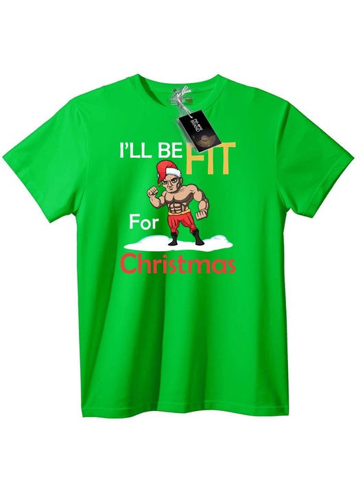 Tricou potrivit pentru Crăciun, Verde deschis